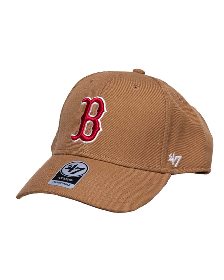 Czapka 47 Brand Snapback Mvp Boston Red Sox Beżowa / Czerwona