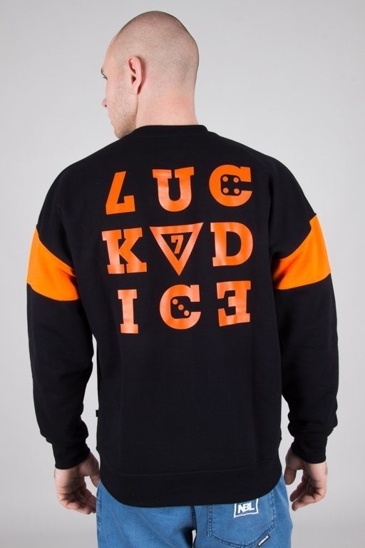 Bluza Lucky Dice Nine Letters Black-Orange