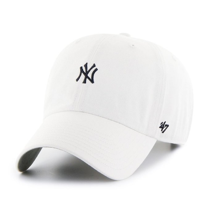 Czapka Clean Up Mini 47 Brand New York Yankees Biała / Czarna