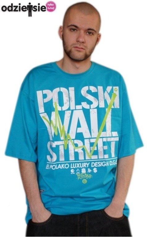 EL POLAKO KOSZULKA POLSKI WALL STREET BLUE