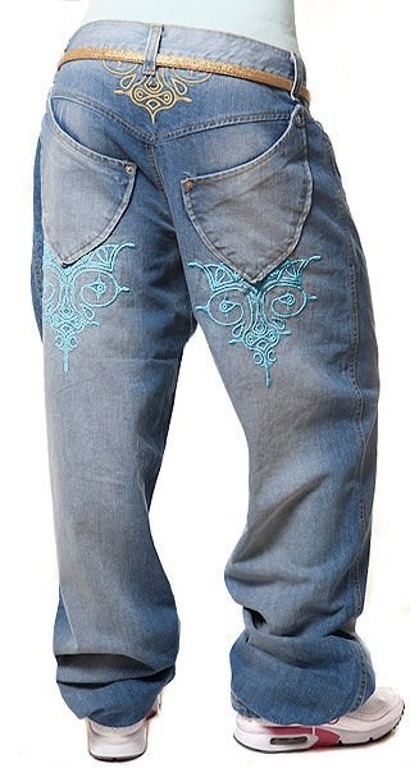 Endorfina Spodnie Jeans Baggy Baśń