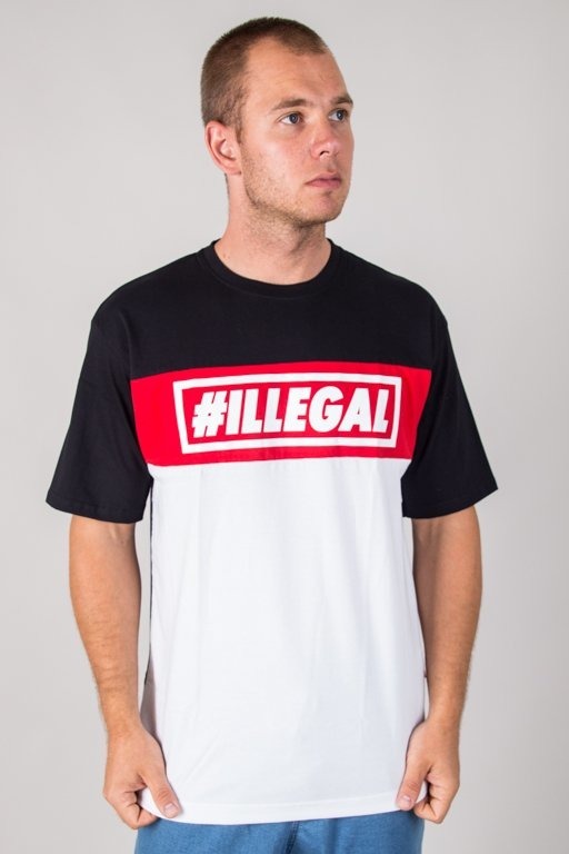 ILLEGAL T-SHIRT ILLEGAL RED BLACK