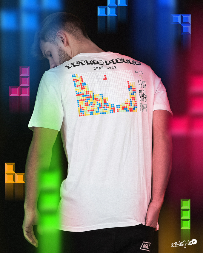 Koszulka Breezy Tetris Biała