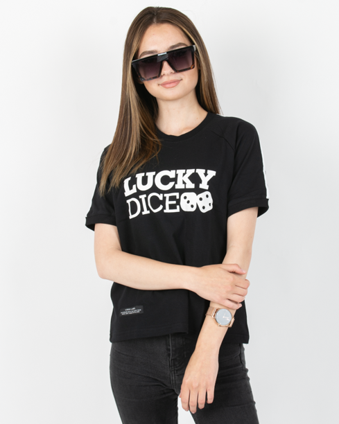 Koszulka Damska Lucky Dice Pjp Black