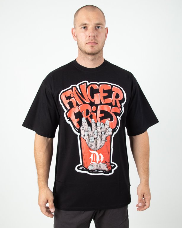 Koszulka Demonologia Finger Fries Black