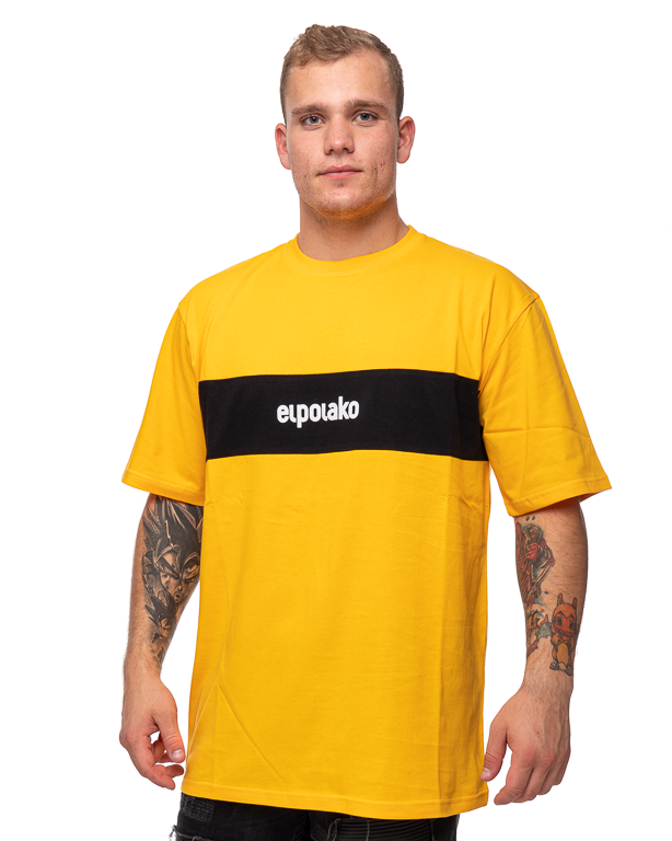 Koszulka El Polako Stripe Żółta