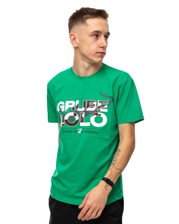 Koszulka Grube Lolo Cut Logo Zielona