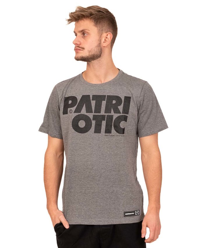 Koszulka Patriotic CLS Grafitowa / Czarna