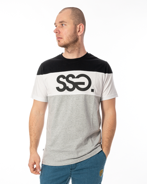 Koszulka Ssg Triple Colors Czarna / Szara