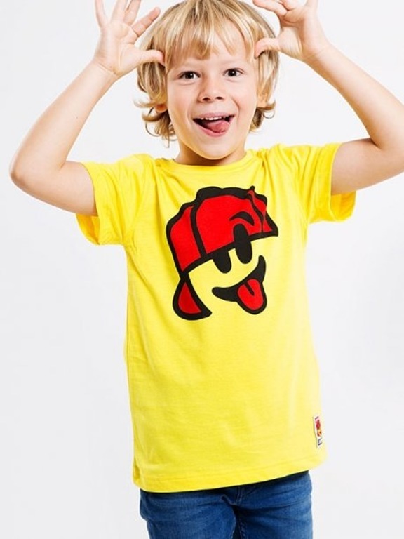 Koszulka Stoprocent Kids Smile Yellow