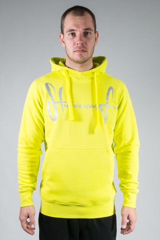 STOPROCENT HOODIE TAG16 TOXIC YELLOW