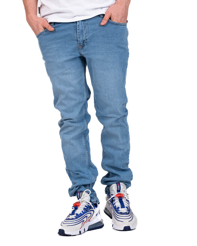 Spodnie Jeans Croll Classic Slim Jasnoniebieskie 6356